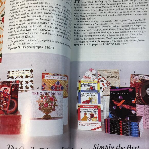 Quilters Newsletter Magazine November/December 1987 Issue 197 Christmas Patterns - Picture 5 of 8